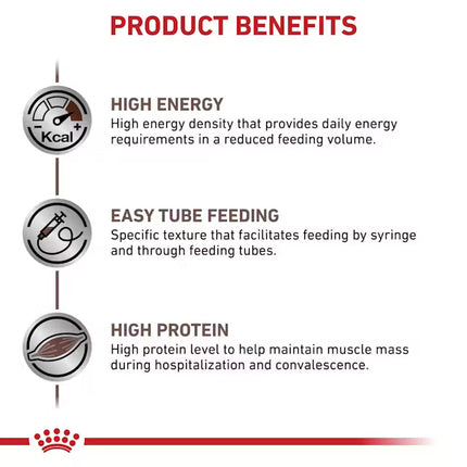 Royal Canin Recovery Ultra Soft Mousse Wet Food for Diabetic Pets 195 gr