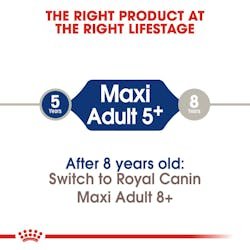 Royal Canin Dry Food for Maxi Breed Adult Dogs 5+ Years 15 kg