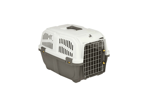 Skudo Cat Skudo Gray & White Pet Carrier Crate (48x31.5x31mm)