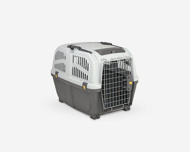 Skudo Dog and cat Skudo Black and Gray Pet Carrier Crate size 4