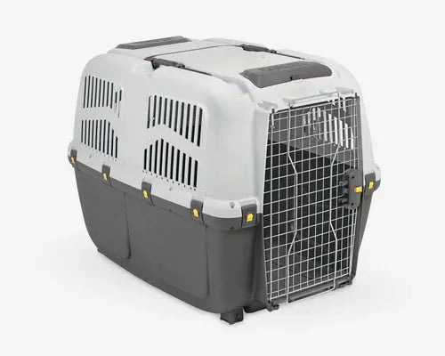 Skudo Dog Skudo Black and Gray Pet Carrier Crate XL