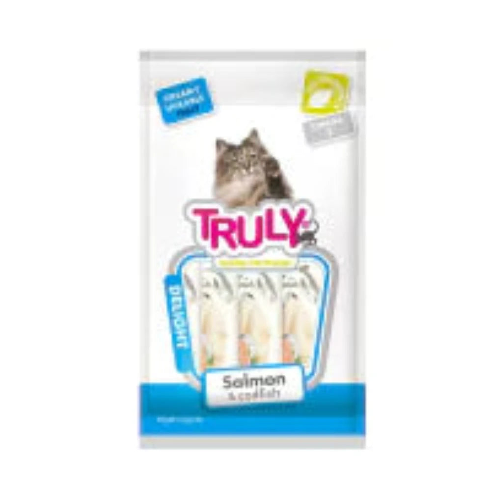 Truly Cat Treat Salmon and Codfish Creamy 5 pcs