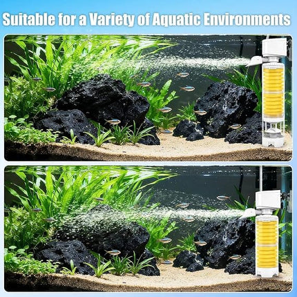 SOBO Fish SOBO AQ-104F Multifunction Internal Aquarium Filter Pump 1800L/H 30W Fish Tank Water Filter