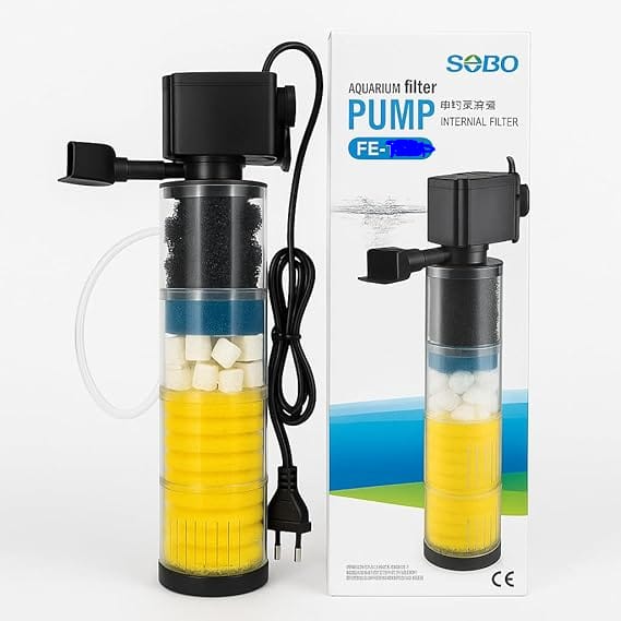 SOBO Fish Sobo  Series Fish Tank Aquarium Internal Filter FE-1303 Power13W F.Max1000L/H