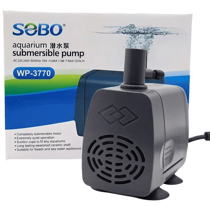 SOBO Fish SOBO submersible aquarium pump models WP-3770