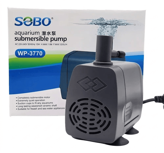 SOBO Fish SOBO submersible aquarium pump models WP-3770