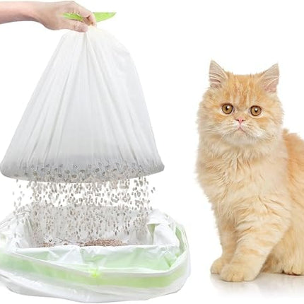 Soft Cat Cat Cat Litter Filter Bags Sifting Litter Box Liners 7 Pcs 940x457x0.032mm Large