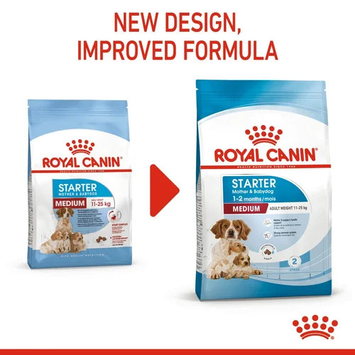 Royal Canin Starter Dry Food for Medium Breed Mother and Baby Dogs 4 kg