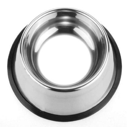 Stainless Dog and cat Stainless Steel Pet Bowl Regular Non Skid Size 3