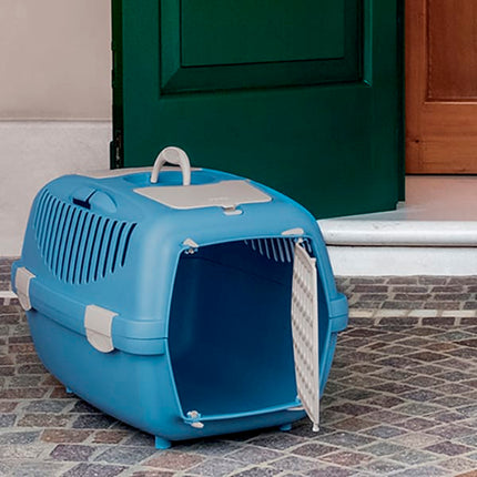 Stefanplast Cat Stefanplast Gulliver 2 plastic door Carrier for small sized pets with plastic doo Size 55x36x35h