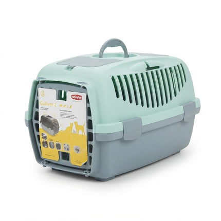 Stefanplast Cat Stefanplast Gulliver 2 plastic door Carrier for small sized pets with plastic doo Size 55x36x35h
