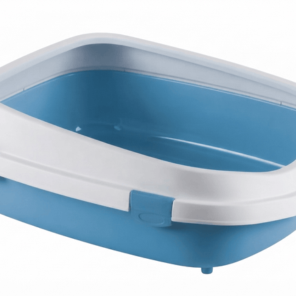 Stefanplast Cat Stefanplast Large Open Cat Litter Tray with High Hygienic Rim 55 × 71 × 24.5h cm