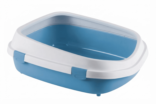 Stefanplast Cat Stefanplast Large Open Cat Litter Tray with High Hygienic Rim 55 × 71 × 24.5h cm