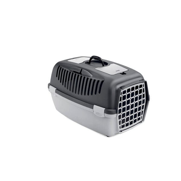 Stefanplast Dog and cat Stefanplast Gulliver 2 Plastic Door Dark gray/Travertine white