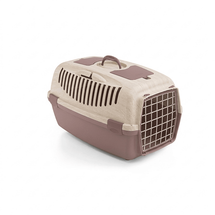 Stefanplast Dog and cat Stefanplast Gulliver 3 Plastic Door Powder pink/Travertine white