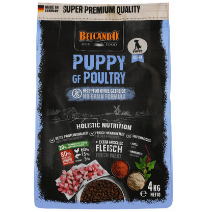 Belcando Dry Food With poultry meat for XS to XL Breed Puppies 4 kg