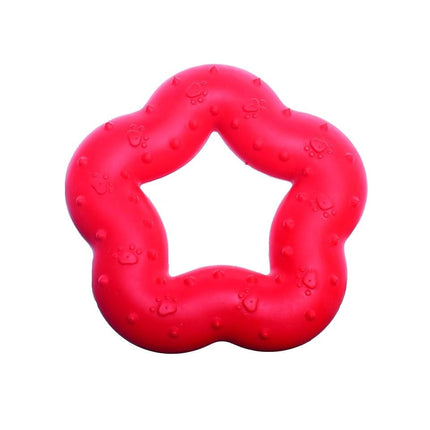 Suprium Dog Suprium Red Star Shaped Dog Chew Toy