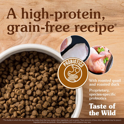 Taste of the Wild Cat Taste of the Wild Lowland Creek Dry Cat Food with Roasted Quail and Duck 2 kg