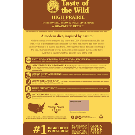 Taste of the Wild Dog Taste of the Wild High Prairie With Bison And Roasted Venison 12.2 kg