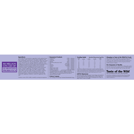 Taste of the Wild Dog Taste of the Wild Sierra Mountain Dry Dog Food with Roasted Lamb 2 kg