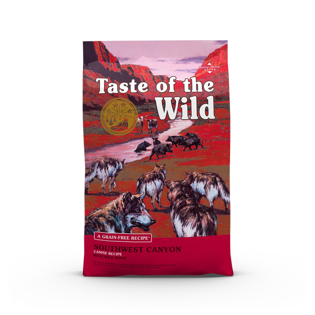 Taste of the Wild Dog Taste of the Wild Southwest Canyon Grain Free Dry Dog Food Wild Boar 12.2 kg