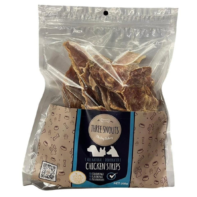 Three Snouts Dog Three Snouts Chicken Strip Dog Treats 200 g