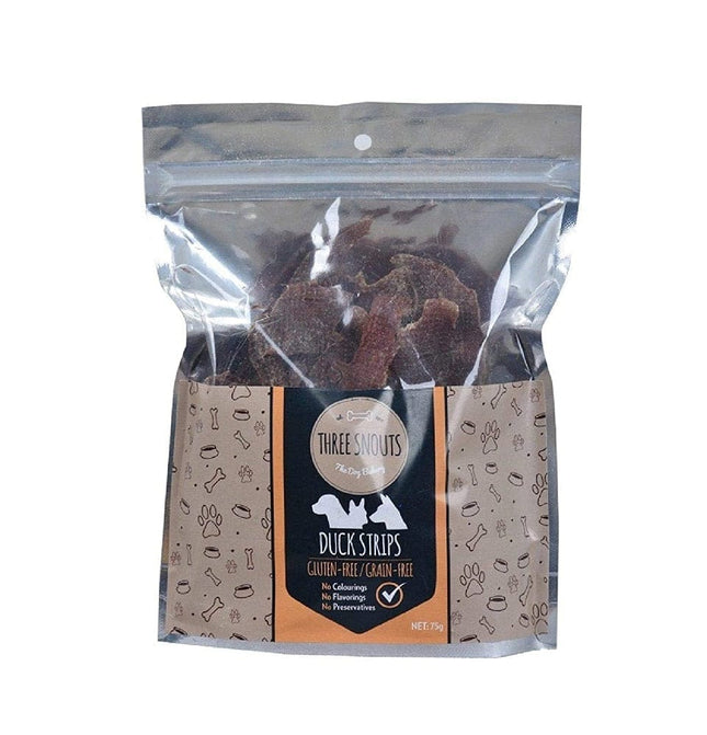 Three Snouts Dog Three Snouts Duck Strips Dog Treats 75 gr