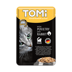 Tomi Cat Tomi Wet Cat Food with Poultry and Rabbit 100 gr