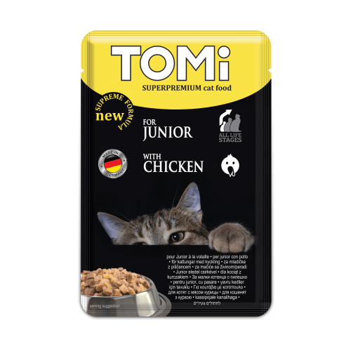 Tomi Cat Tomi Wet Food with Chicken for Kittens 100 gr