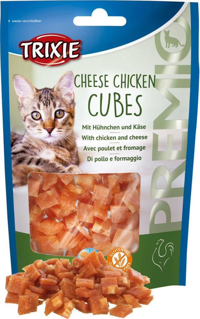 Trixie Cat TRIXIE Premio Cheese Chicken Cubes for cats 50g
