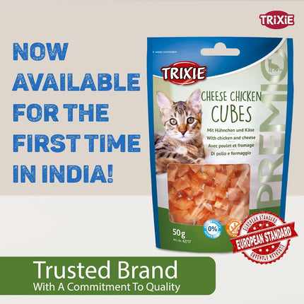 Trixie Cat TRIXIE Premio Cheese Chicken Cubes for cats 50g