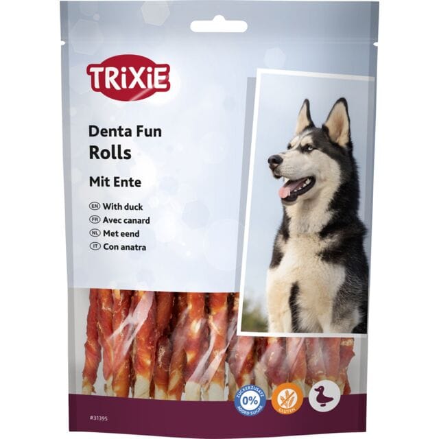 Trixie Dog TRIXIE DENTAFUN Chewing 10 Rolls Duck 80G