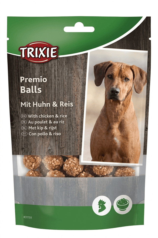 Trixie Dog Trixie Premio Balls Chicken And Rice Dog Treats 80g