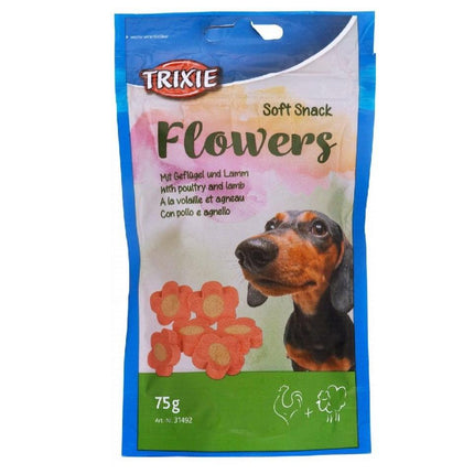Trixie Dog Trixie Soft Flower Shape Dog Treats with Chicken And Lamb 75 gr