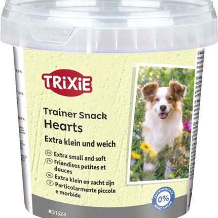 Trixie Dog Trixie Trainer Snack Hearts Extra Small And Soft Training Treats 200g