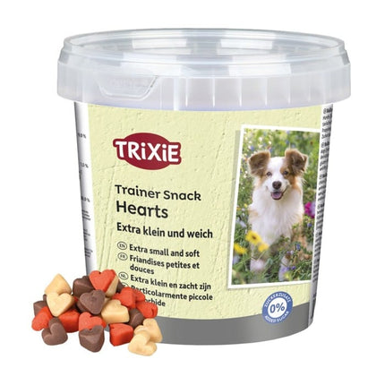 Trixie Dog Trixie Trainer Snack Hearts Extra Small And Soft Training Treats 200g