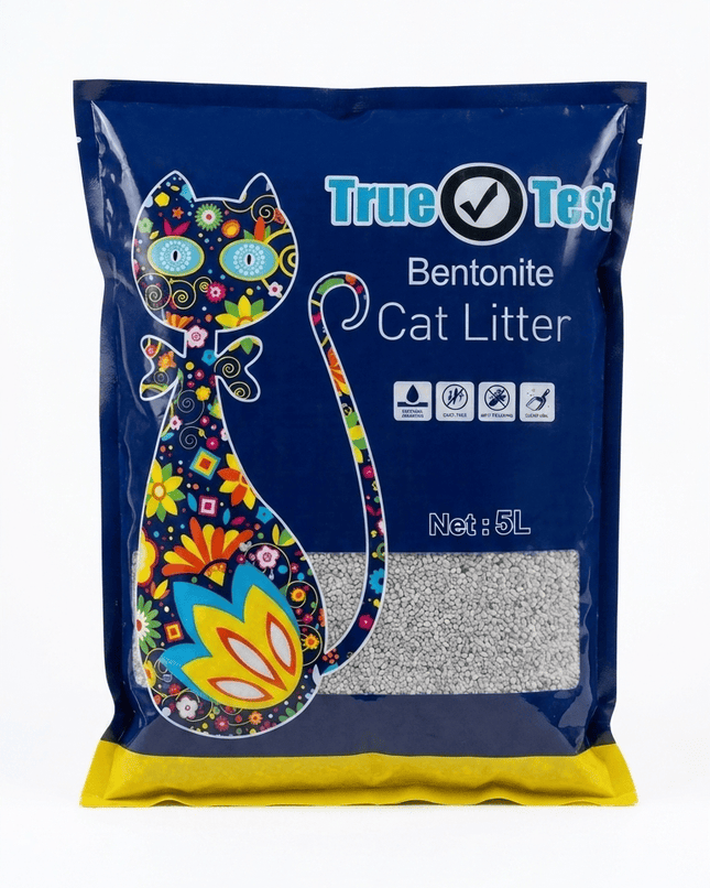 True Test Cat Litter True Test Bentonite Cat Litter with Colored Indicators  5L