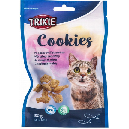 Trixie Cookies with Salmon and Catnip for Cats 50 gr