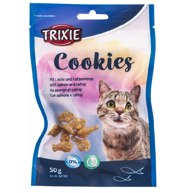 Trixie Cookies with Salmon and Catnip for Cats 50 gr