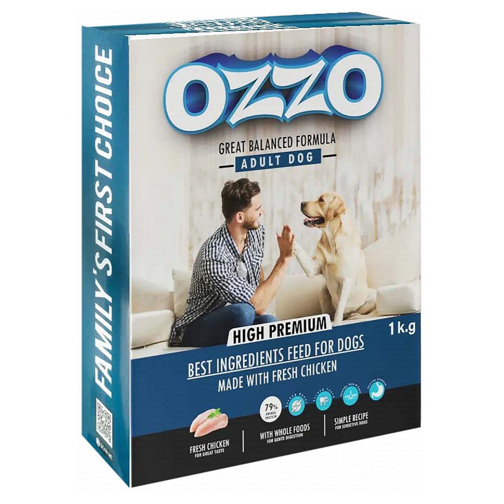 Ozzo Dry Food with Chicken for Sensitive Adult Dogs 1kg