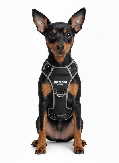 Zoofari dog harness S approx 38- 50 cm  black