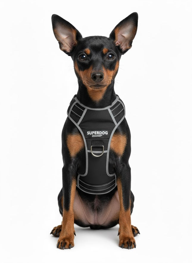 Zoofari dog harness S approx 38- 50 cm  black