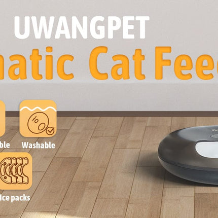 Uwangpet Dog and cat Automatic Pet Feeder with Timer  6 Meal Smart Food Dispenser