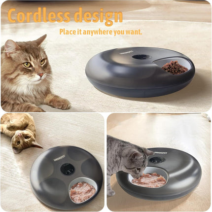 Uwangpet Dog and cat Automatic Pet Feeder with Timer  6 Meal Smart Food Dispenser