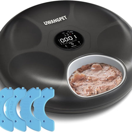 Uwangpet Dog and cat Automatic Pet Feeder with Timer  6 Meal Smart Food Dispenser