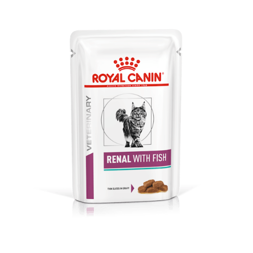 Royal Canin Renal With Fish Wet Cat Food Thin Slices in Gravy 85 gr