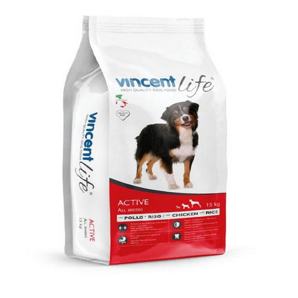 VINCENT Dog VINCENT Active with Chicken 15kg