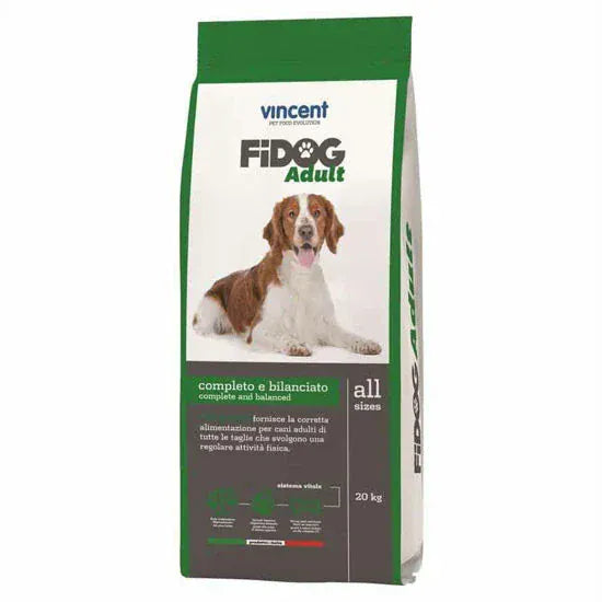 Vincent Dog Vincent Fidog Dry Food for Adult Dogs 20 kg