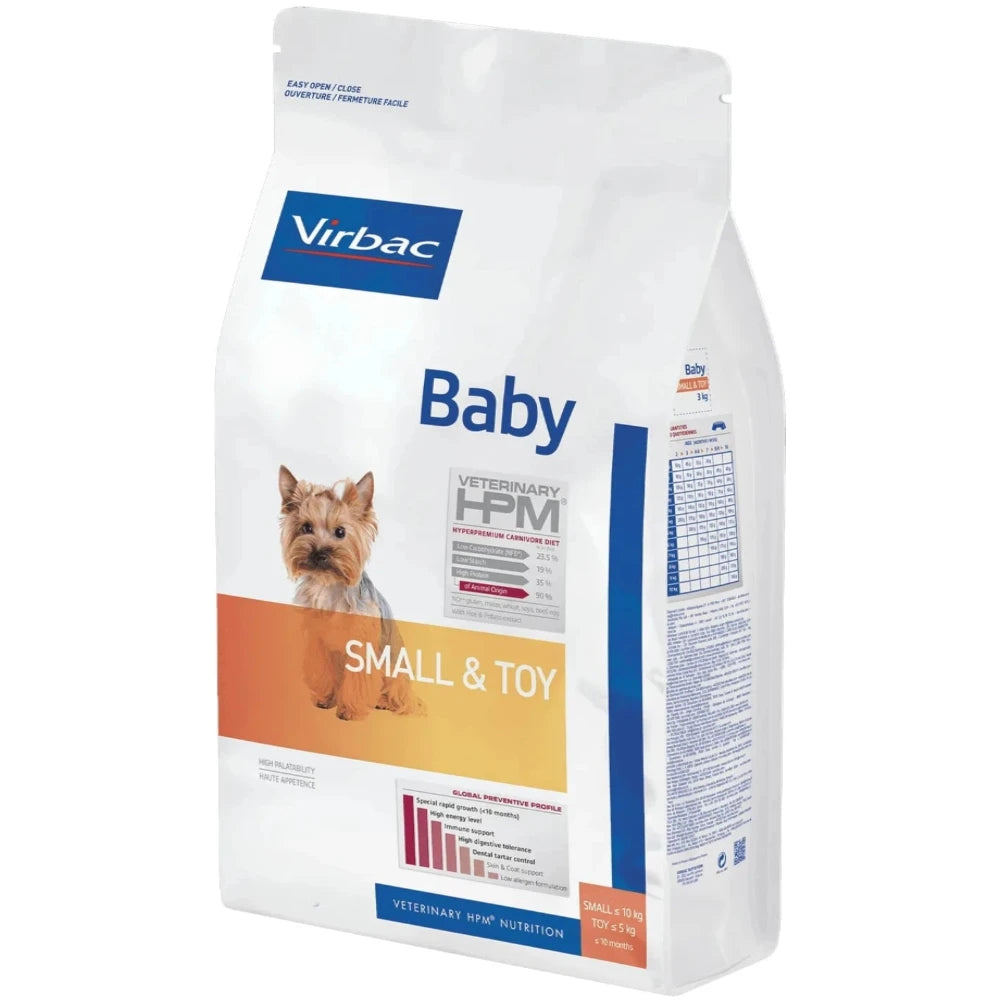 Virbac dry food for Small puppy Dog 1.5 Kg