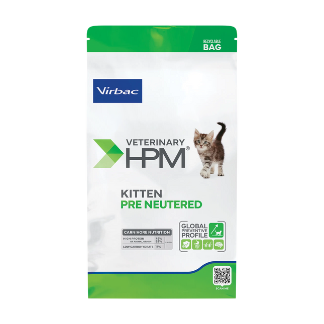 virbac Cat Virbac Kitten Pre Neutered Balanced Dry Kitten Food 1.5 kg